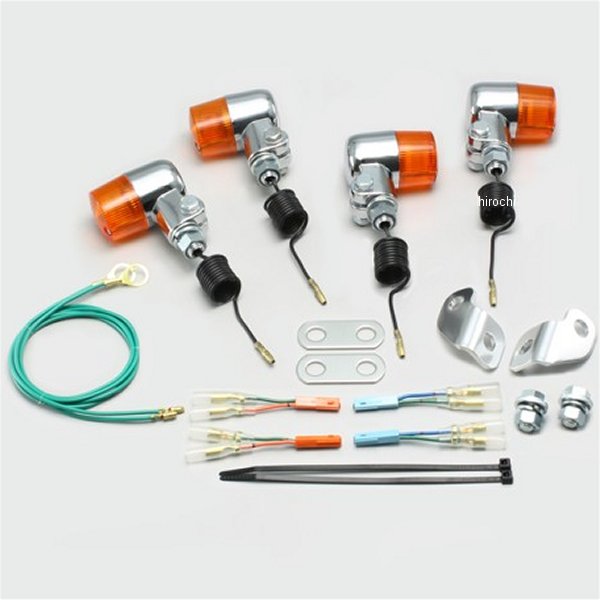 ミニウインカーキット 08年-16年 エイプ50 オレンジレンズ 4個入り