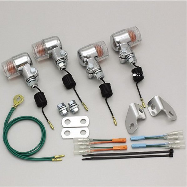 ミニウインカーキット 08年-16年 エイプ50 クリアレンズ 4個入り