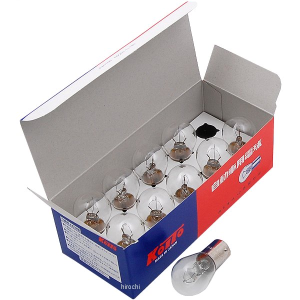 白熱バルブ S25 24V25W 耐振 10個入り