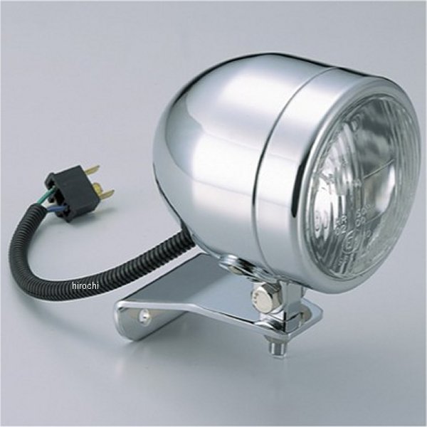 4インチ ブレットライト 88年-00年 SR500、SR400 クローム