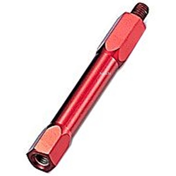 ハイポジション ミラーアダプター 車体側逆ネジ 赤