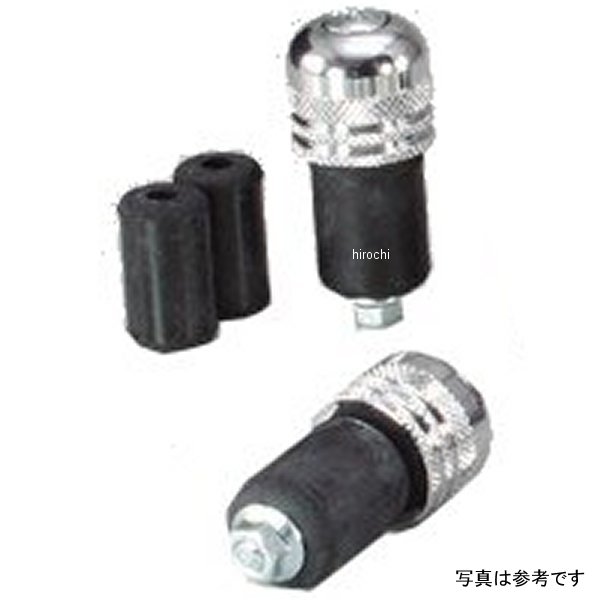 アルミサイドキャップ φ22 ローレット メッキ