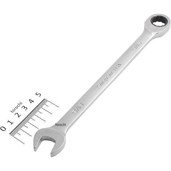 フランクドライブ 0°オフセット オープンエンド スタンダードレンチ 12角 9/16インチ