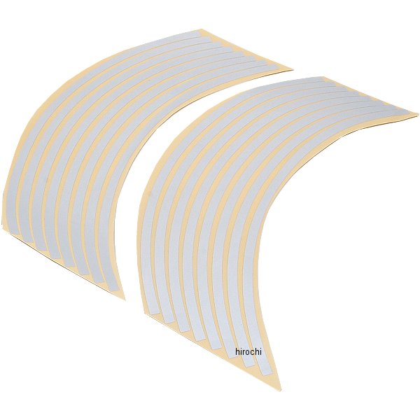 リムステッカー 17インチ用 シルバー