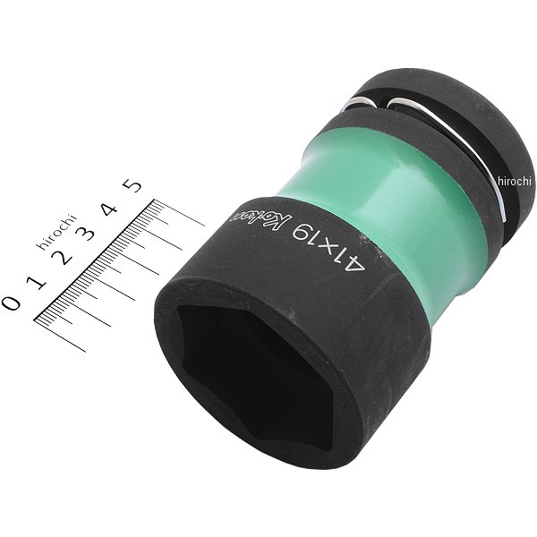 1インチsq インパクトリヤホイールナット用コンビネーションソケット(カラー) 41mmx19mm
