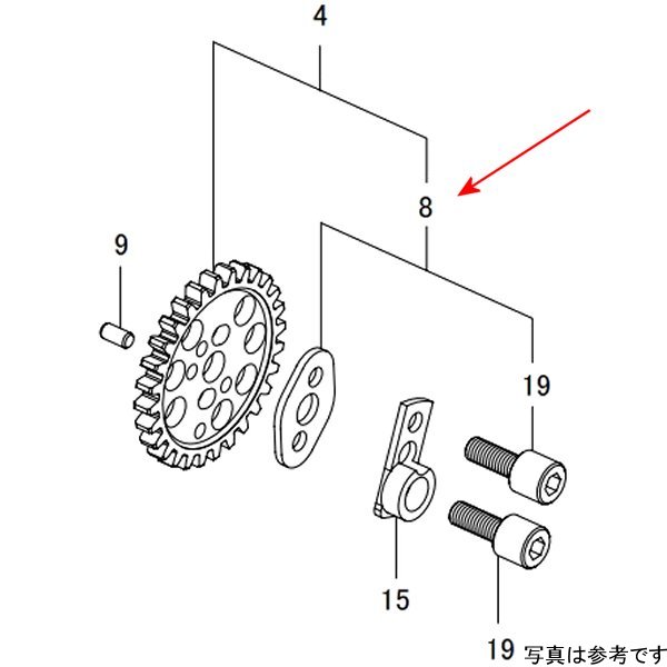 カムギヤワッシャーセット