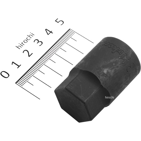 1/2インチsq ヘックスビットソケット 全長43mm 23mm