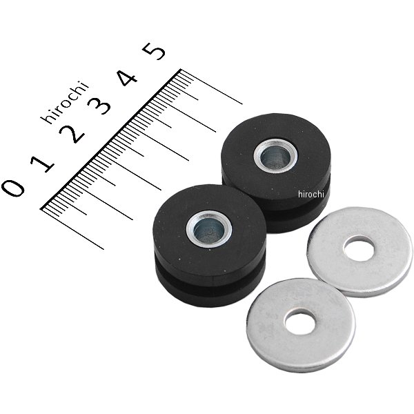 H型ラバー M6ボルト用 大型 2個入り