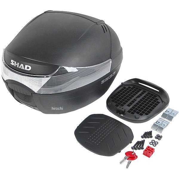 SH33 トップケース ブラック 無塗装