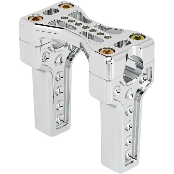 ストレートライザー 4インチ(102mm) ブリッジスタイル クローム