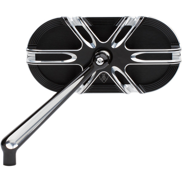 ミラー ディープカット 黒 左