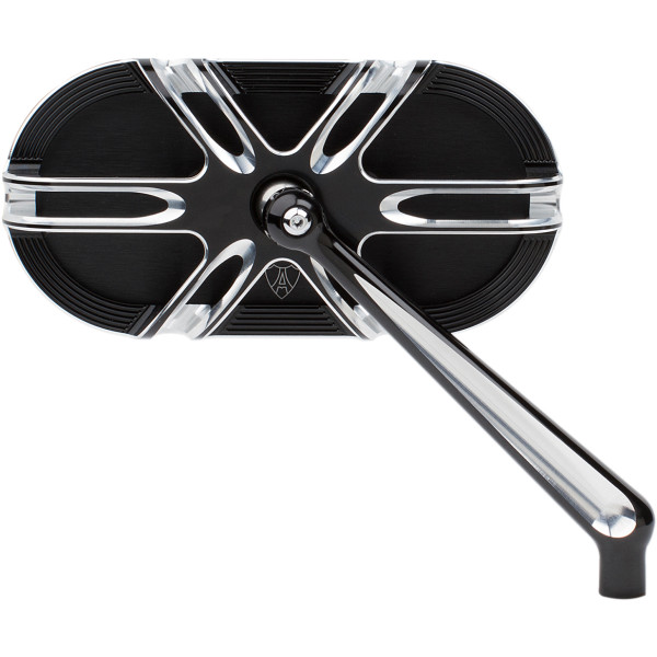 ミラー ディープカット 黒 右