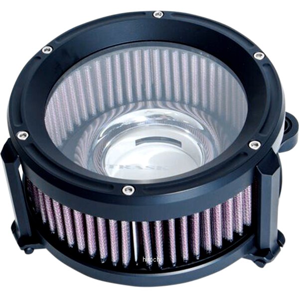 エアクリーナー Assault 08年-16年 FLH 黒(つや消し)