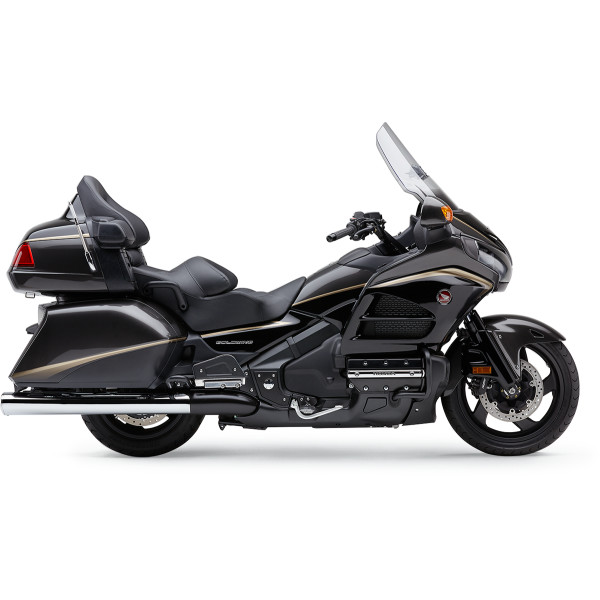 スリップオンマフラー トライアングル 4インチ 12年-17年 ゴールドウイング GL1800 クローム