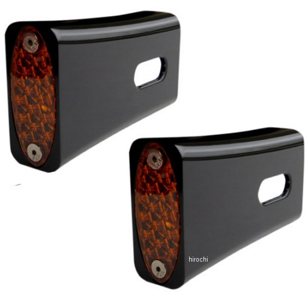 LEDマーカーライト フェンダーストラット アンバー 黒