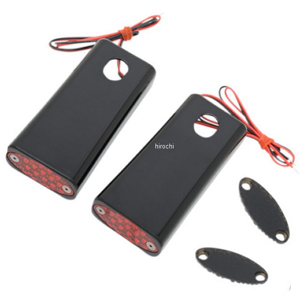 LEDマーカーライト フェンダーストラット 赤 クローム