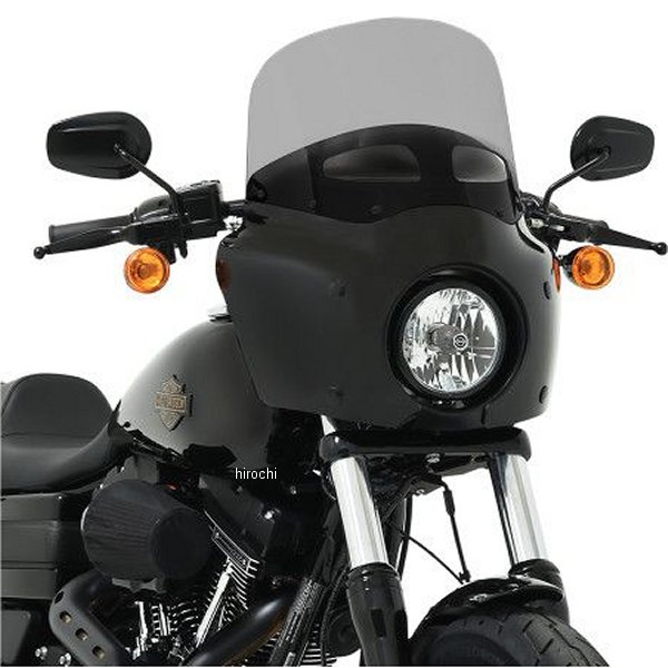 シールド フェアリング ロードウォーリア用 ベント付 11"黒/スモーク