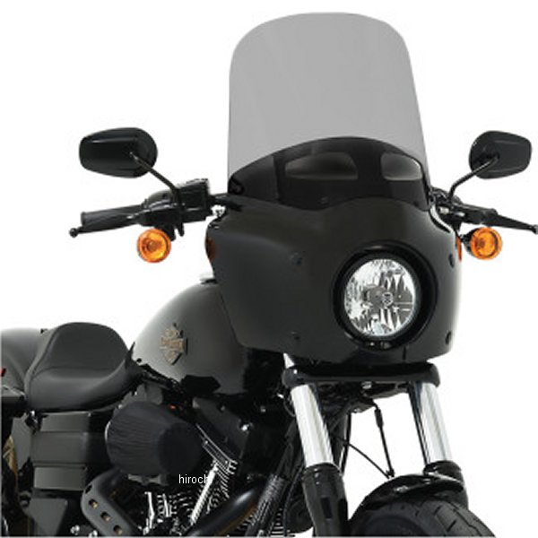 シールド フェアリング ロードウォーリア用 ベント付 15"黒/スモーク