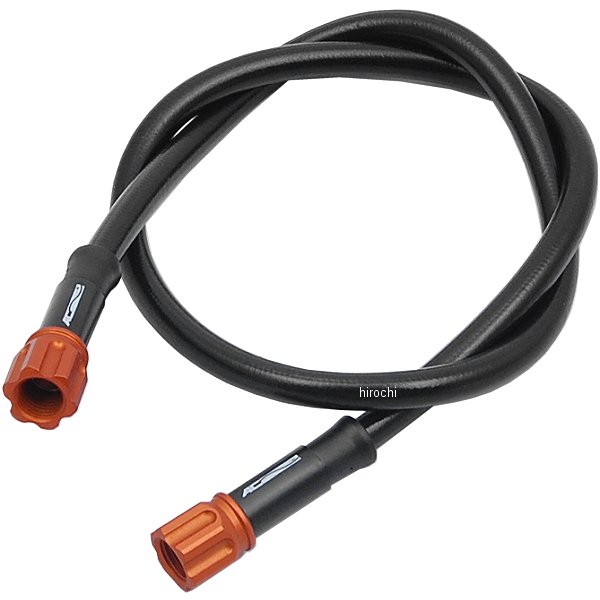 ユニバーサルブレーキホース ロードモデル用 ホース全長635mm ゴールド/黒