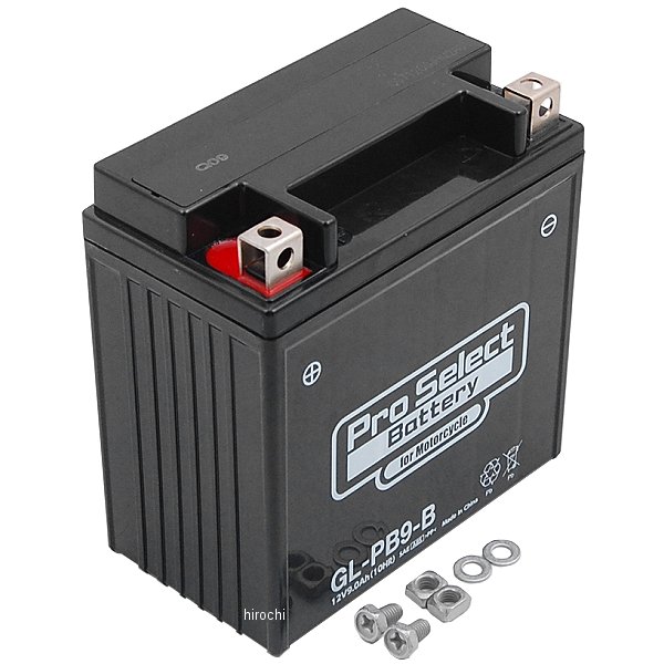 バイク用 バッテリー ジェルタイプ GL-PB9-B YB9-B互換 (液入り充電済み)