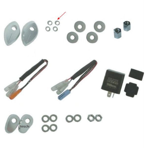 プレーンワッシャー 8mm 5個入り