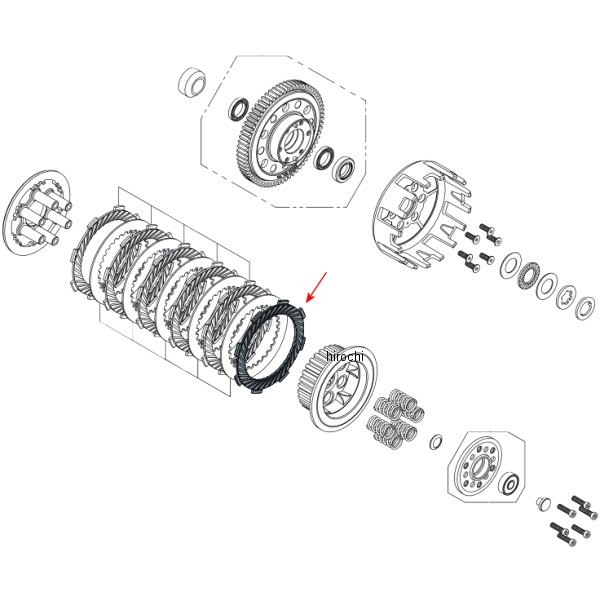 クラッチフリクションプレート