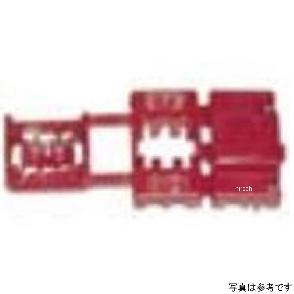 エレクトロタップ 短絡タイプ 赤 /5個入り