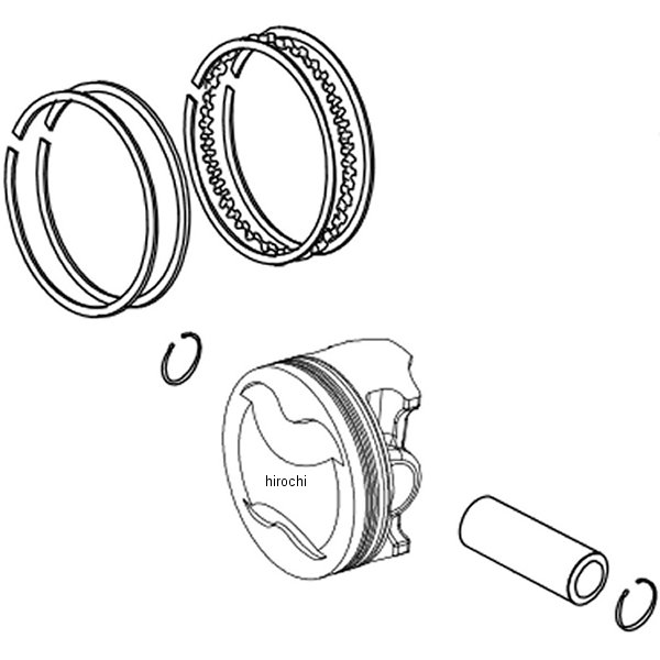 ピストンキット 123cc スーパーヘッド 4バルブ用