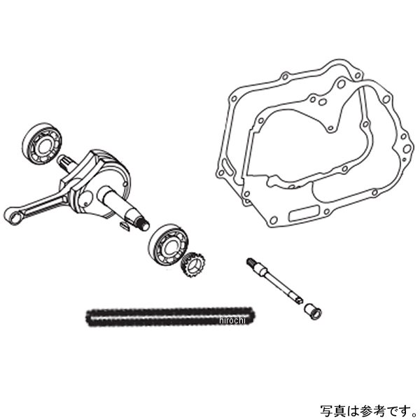 ストロークアップクランクシャフトキット 50mm モンキーFI