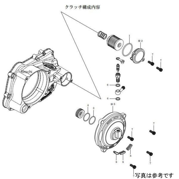 乾式クラッチカバータイプR 油圧 モンキー、ゴリラ クローム