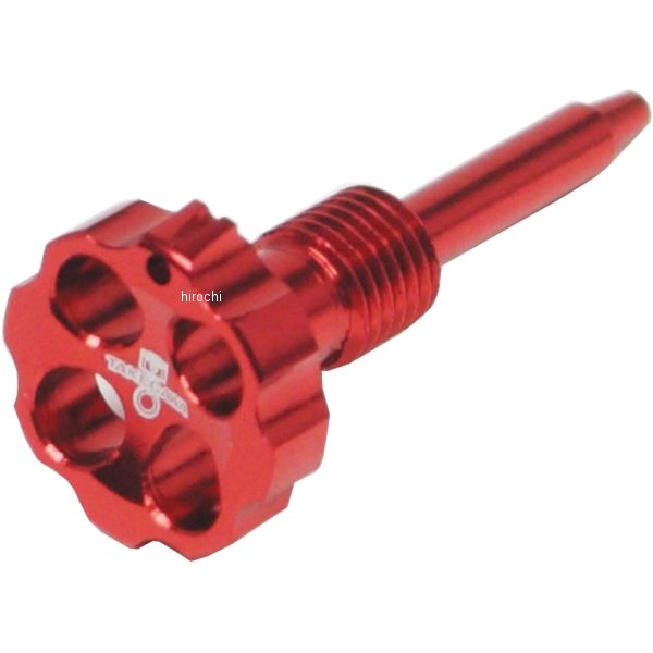 アルミ削り出しエアスクリュー ケーヒン PE24用 レッド