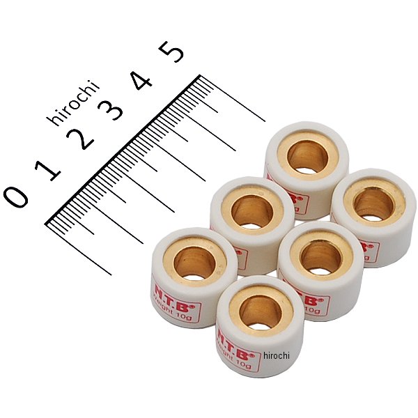 ウエイトローラー 02年-07年 レッツ2 17φ×12 10.0g Bタイプ 1セット6個入り