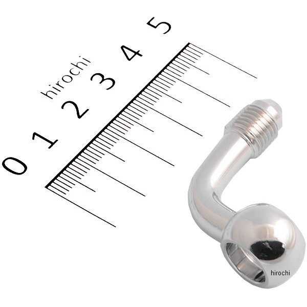 バンジョーアダプター #3 ACPL対応 90度角 メッキ