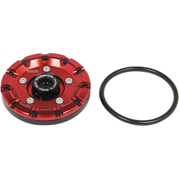 パルスジェネレーターキャップ 96年-17年 ホンダ CB、CBR、VTR アルミ 赤