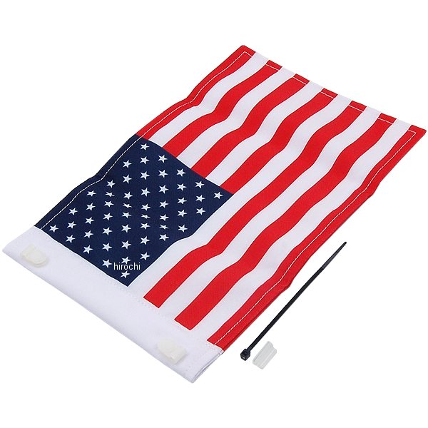 アンテナ 旗取付け 6インチ(152mm)x9インチ(229mm) USA旗付き