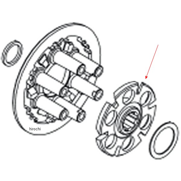 クラッチカム モンキー/湿式4型