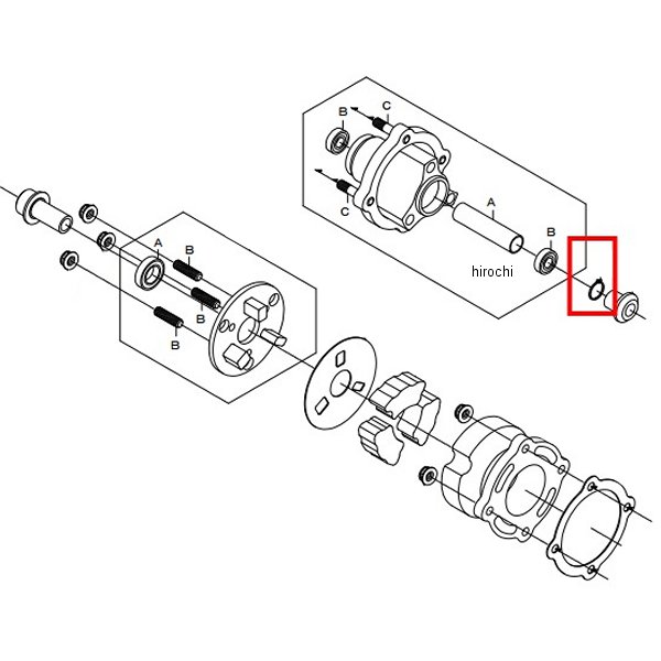 スナップリング 18mm モンキー、ゴリラ 4個入り