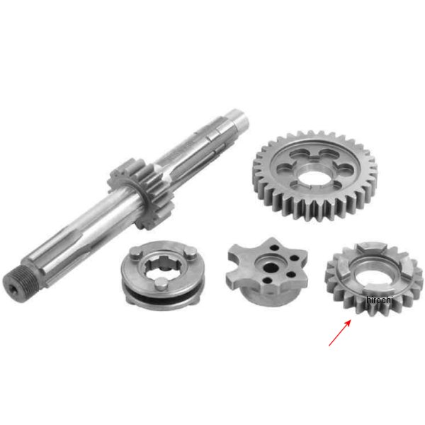 メインシャフトフィフスギヤ 21T KSR110