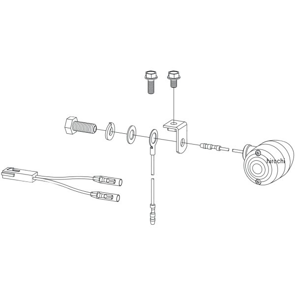 ウインカーブラケット モンキー 黒