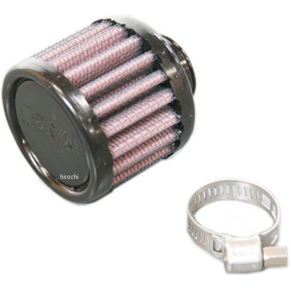 クランクケースベントフィルター ラウンドストレート ラバートップ ラバーベース 汎用 φ16