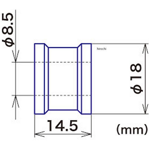 カラーS 8.5X18X14.5 汎用 アルミ