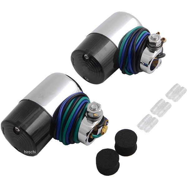 ウインカー ニューアルミダイキャスティング71タイプ W球 2個入り クローム/スモーク