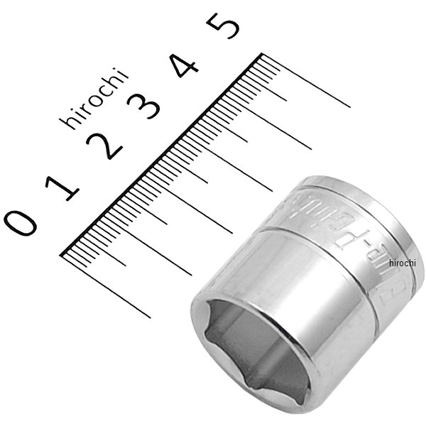 ブルーポイント 3/8インチ シャロー ソケット 6角 18mm 長さ27mm