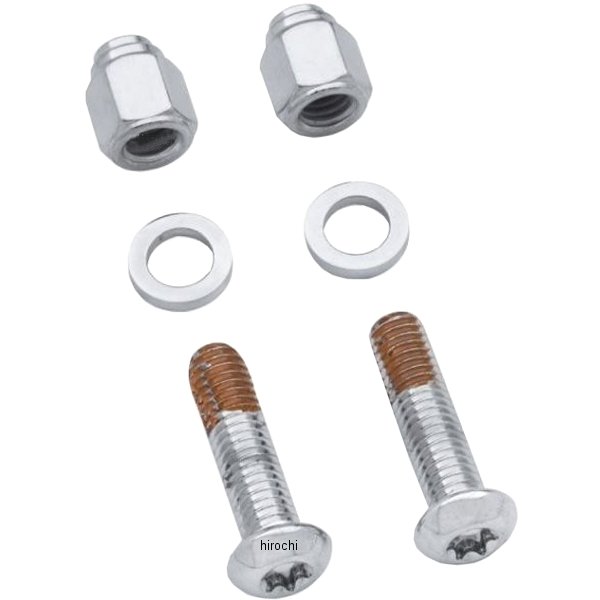 ブレットチップ・フットペグボルトキット クローム 94133-01