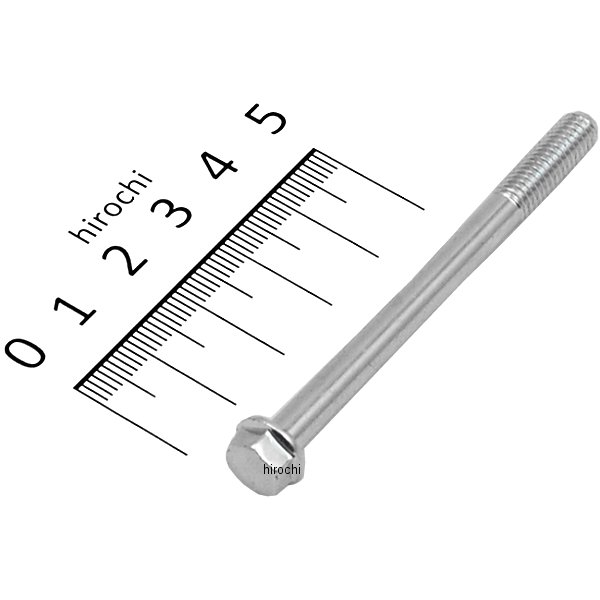 ホンダ純正タイプ フランジ六角ボルト ユニクロ M6x70 P1.0 1本入り