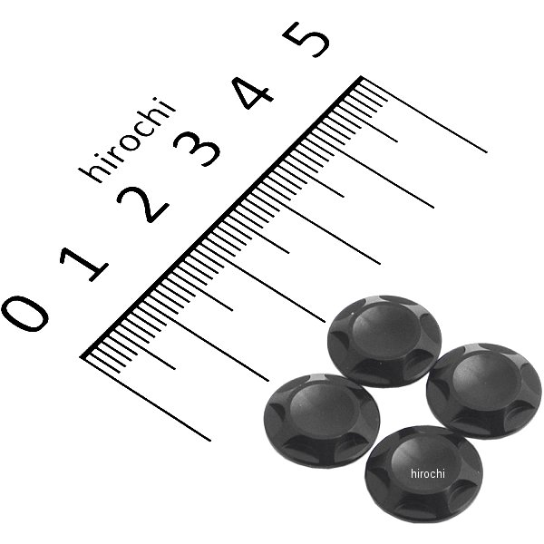 ポッシュ NASAタイプキャップボルトカバー M8用 黒