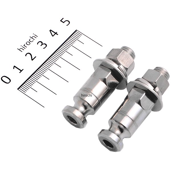 カラーウインカーステー 汎用 M10x40mm クローム 2本入り