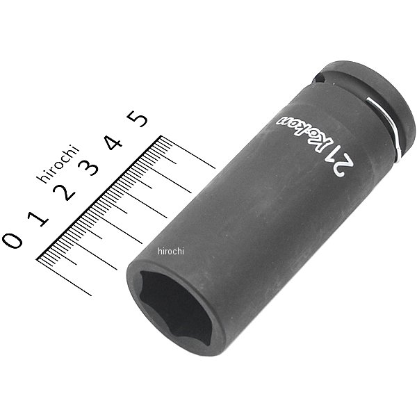 1/2インチsq ホイールナット用インパクトソケット(樹脂入) 21mm