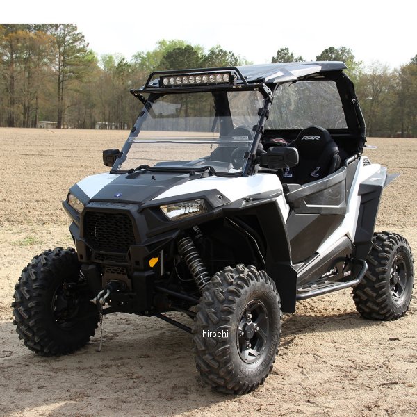 【セール特価】 ウインドシールド ハーフ 14年-17年 ポラリス RZR 1000 両面ハードコート