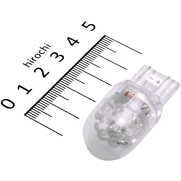 LED バルブ テールライト用 T20ウェッジ 20×43 レッド発光 T20ウェッジ